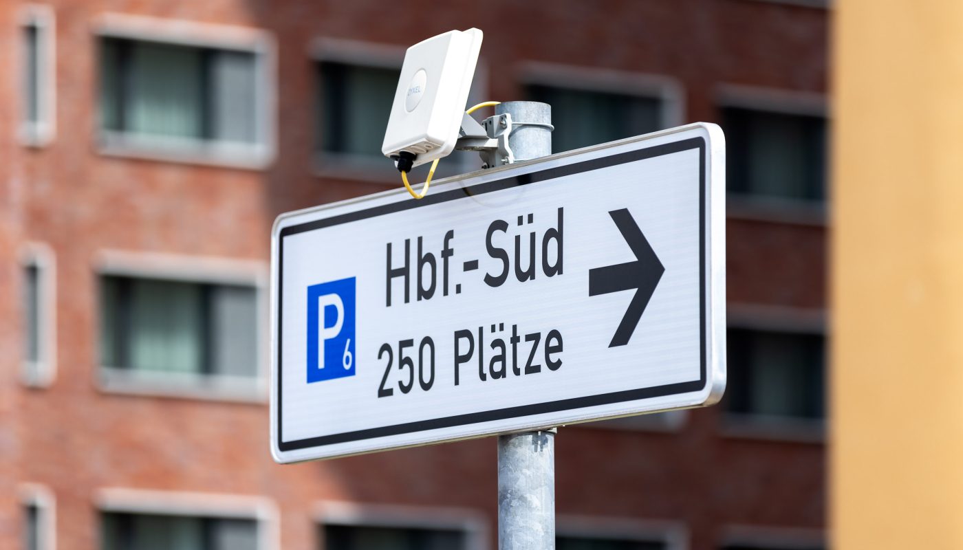 Karlsruher Fächer - Parkplatz P6 am Hbf
